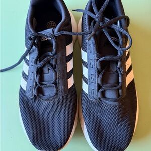 Adidas Black and White Running Shoes